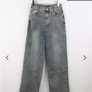 Lewkin Jeans, wide leg, vintage wash